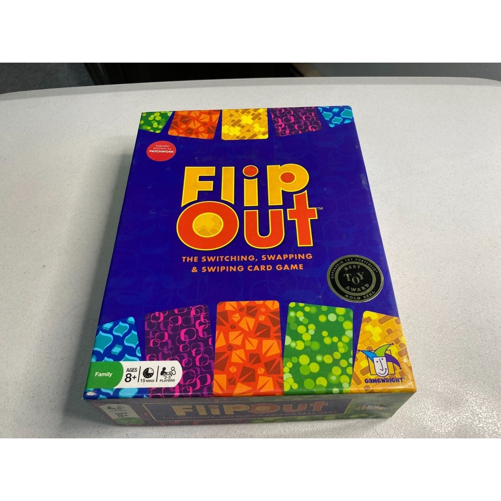 Flip Out Switching Swaping Swiping Card Game 2010 Gamewright COMPLETE! RARE